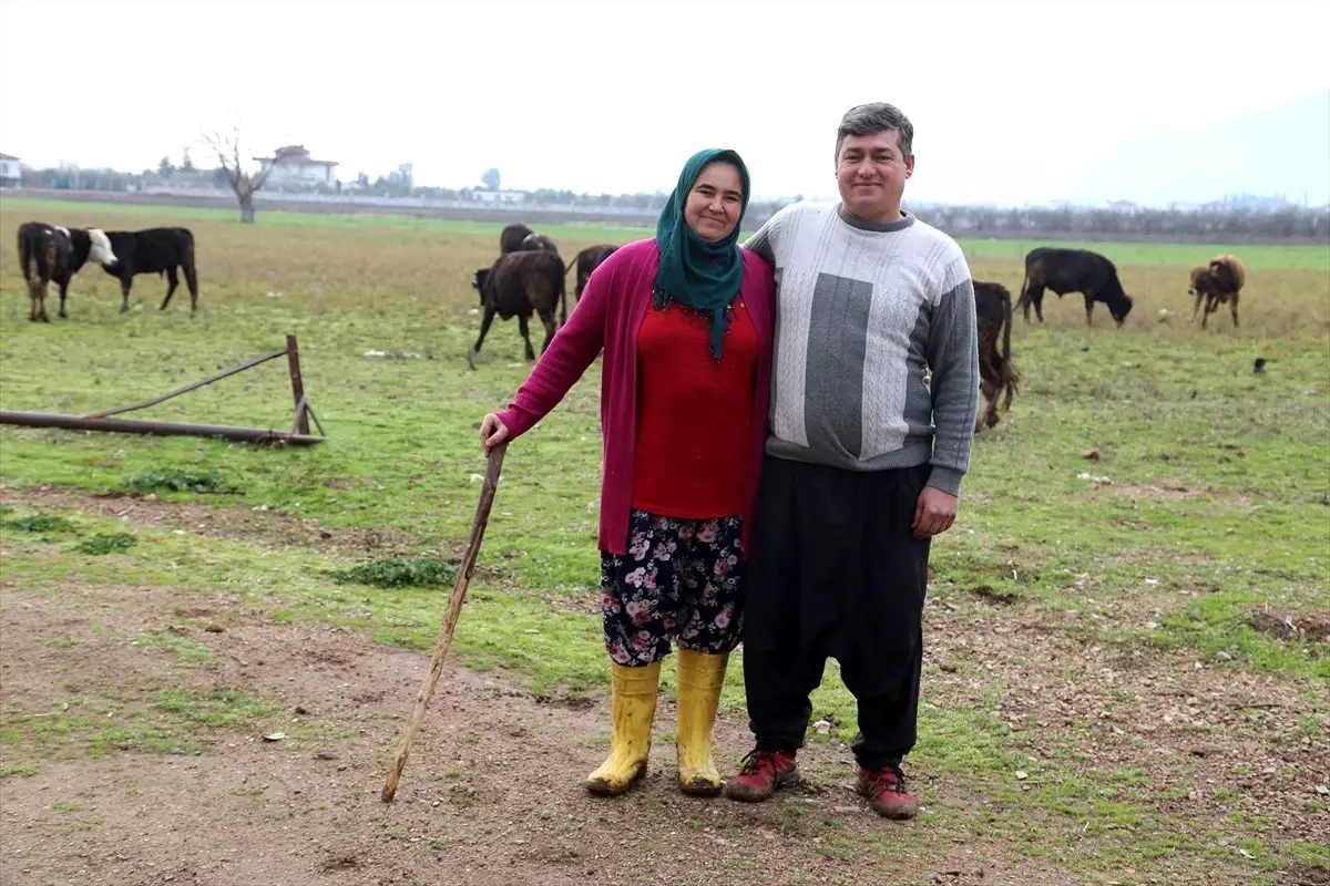 Sevgililer Günü\'nde tektaş yerine seçtiği buzağıyla çiftlik kurdu