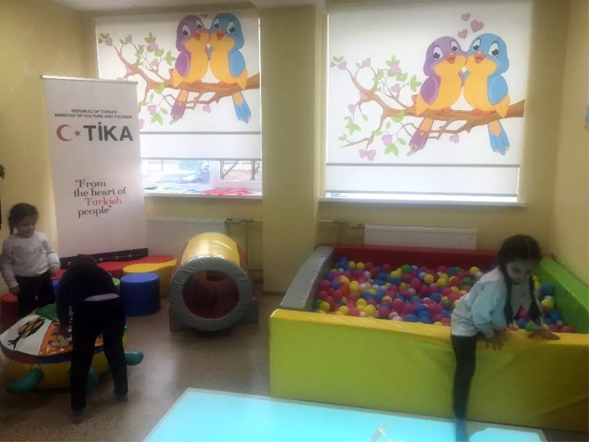 TİKA, Ukrayna\'daki bir klinikte duyusal odaların açılışını yaptı