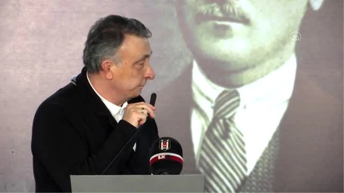 Beşiktaş Kulübü Başkanı Ahmet Nur Çebi, Divan Kurulu Toplantısı\'nda konuştu (1)