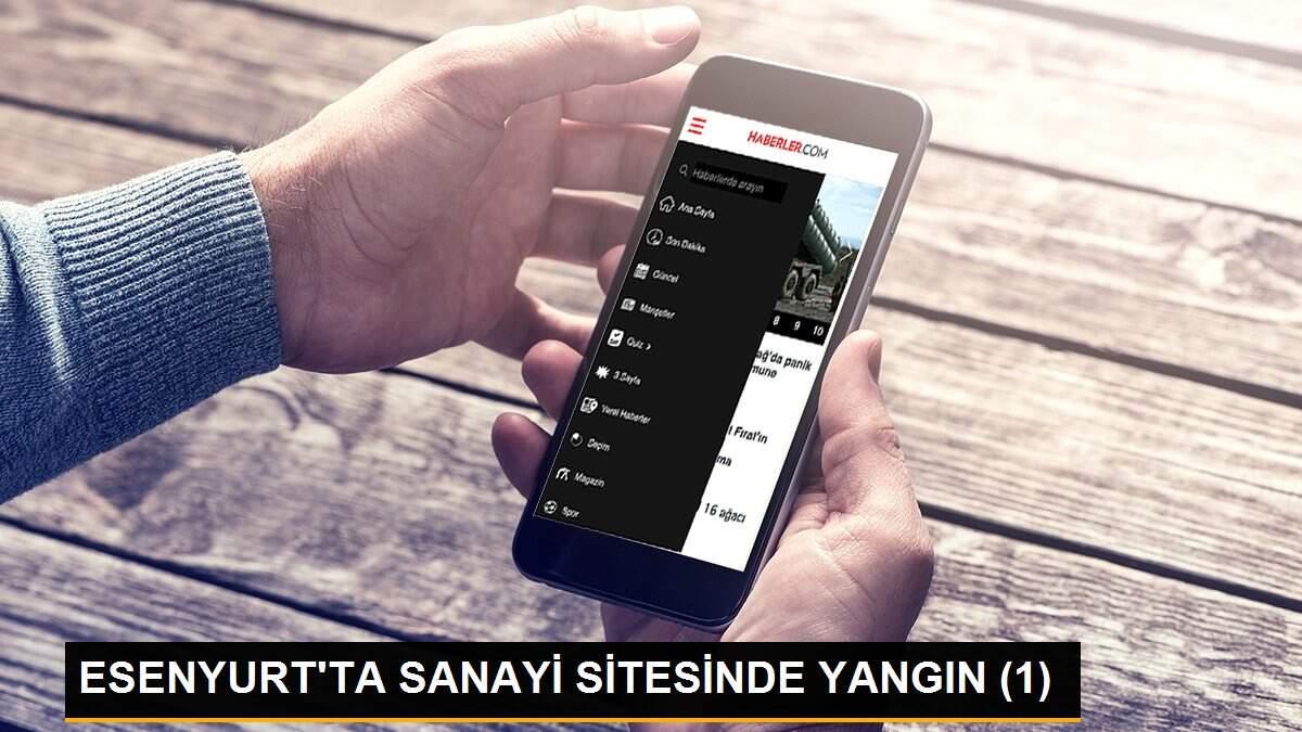 ESENYURT\'TA SANAYİ SİTESİNDE YANGIN (1)