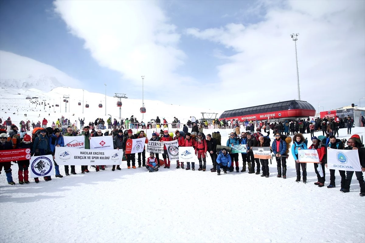 Hacılar Erciyes 10. Uluslararası Zirve Tırmanışı başladı