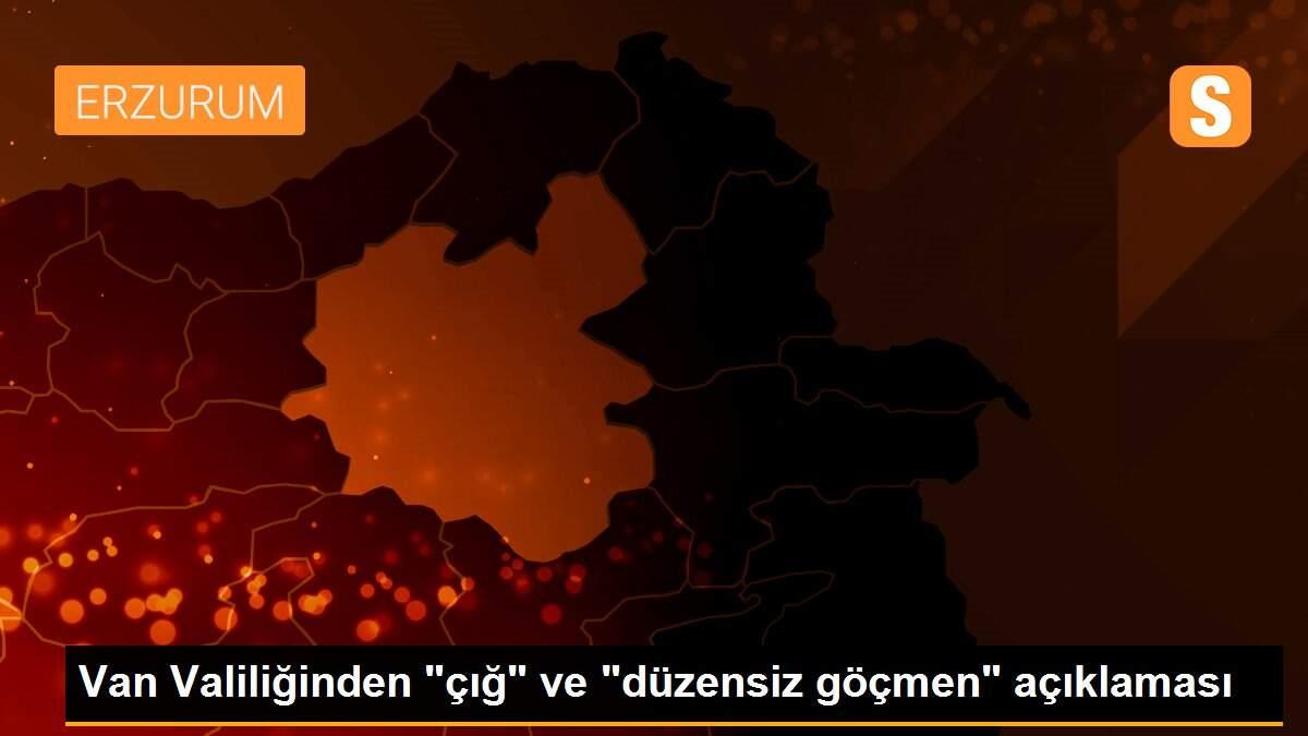 Van Valiliğinden "çığ" ve "düzensiz göçmen" açıklaması