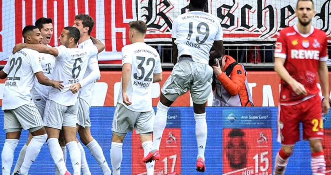 Bayern Münih, deplasmanda Köln\'ü 4-1 mağlup etti