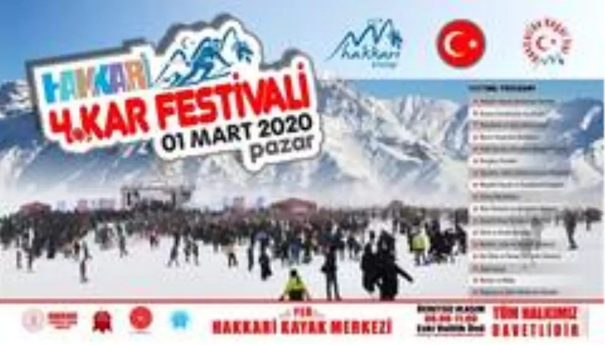 Hakkari\'de 4. Kar Festivali düzenlenecek