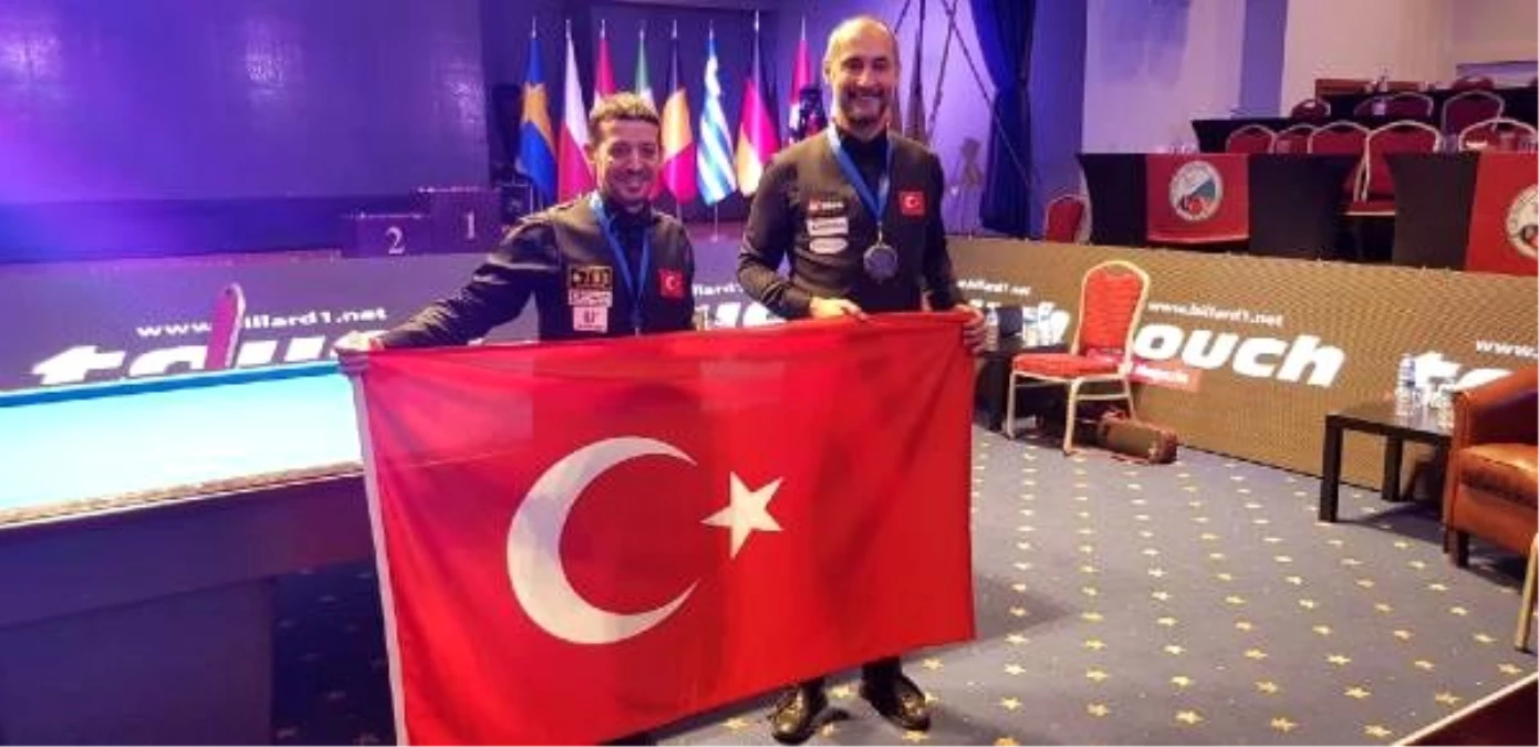 Semih Saygıner ve Murat Naci Çoklu\'dan oluşan milli takım, Avrupa ikincisi oldu