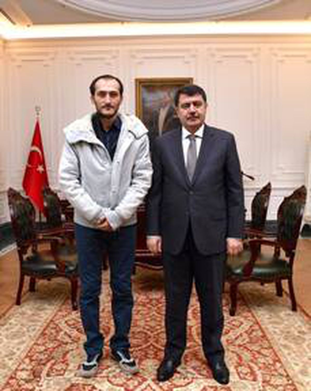 Ankara Valiliğinin sahip çıktığı genç iş başı yaptı