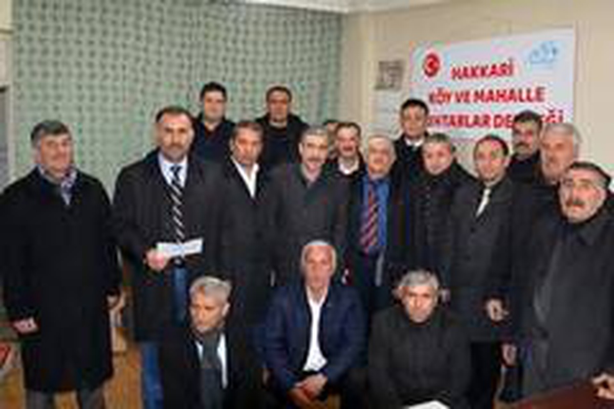 Hakkari\'de \'Köy ve Mahalle Muhtarları Derneği\' açıldı