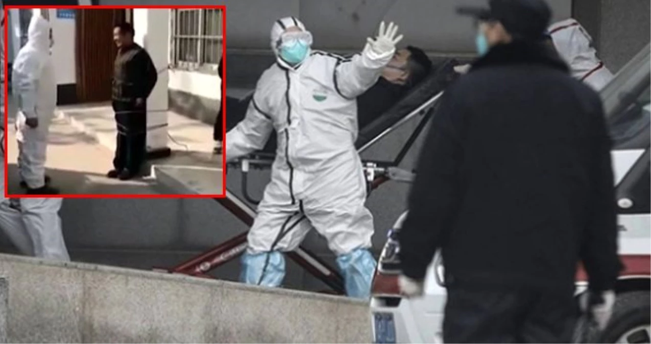 Koronavirüsün yayılmasını engellemek isteyen yetkililer, maske takmak istemeyen adamı direğe bağladı