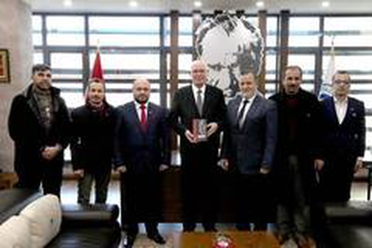 Yeniden Refah Partisi\'nden Kazım Kurt\'a ziyaret