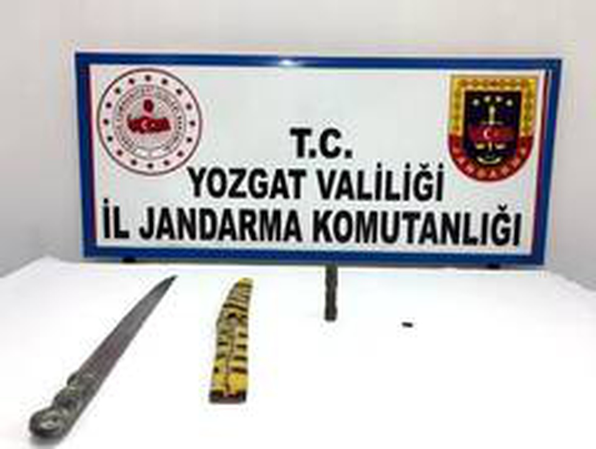 Yol kontrolünde Jandarma\'ya yakalandı