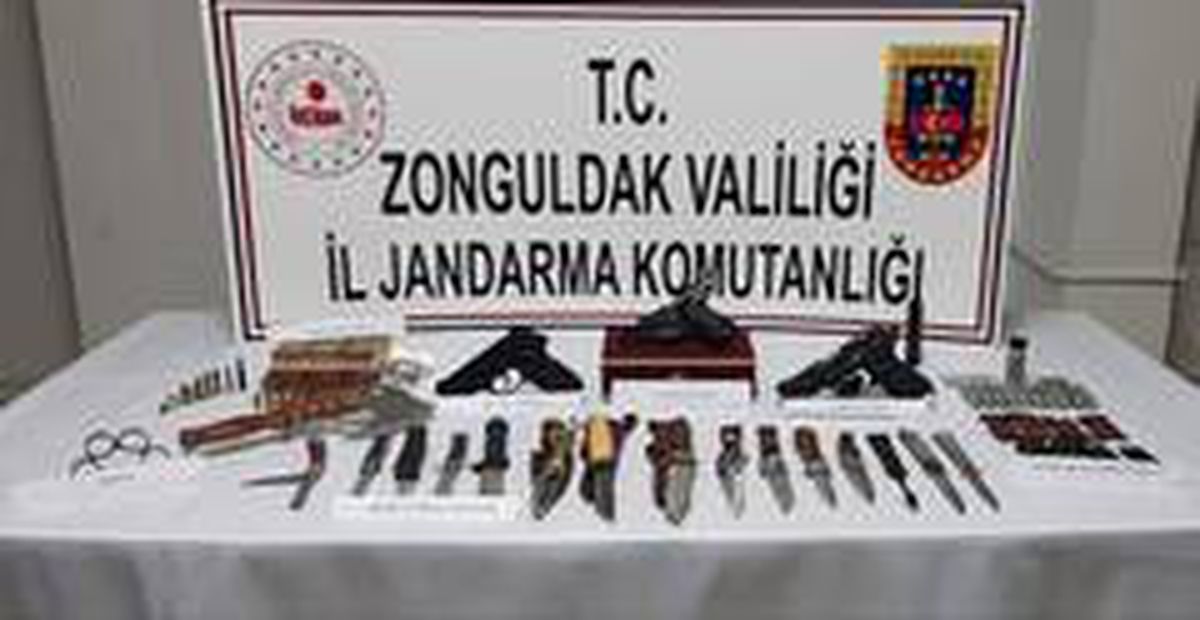 Zonguldak\'ta silah kaçakçılığı operasyonu