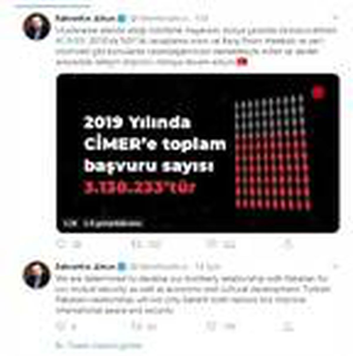 2019\'da CİMER\'in başvurulara cevap oranı yüzde 91 oldu