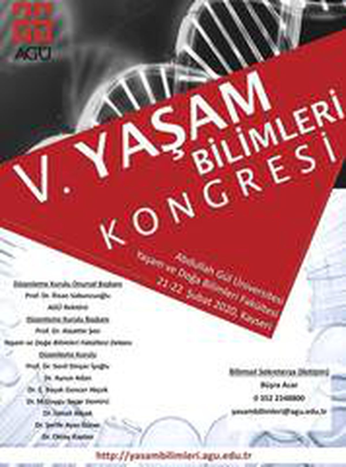 AGÜ\'de, V. Yaşam Bilimleri Kongresi