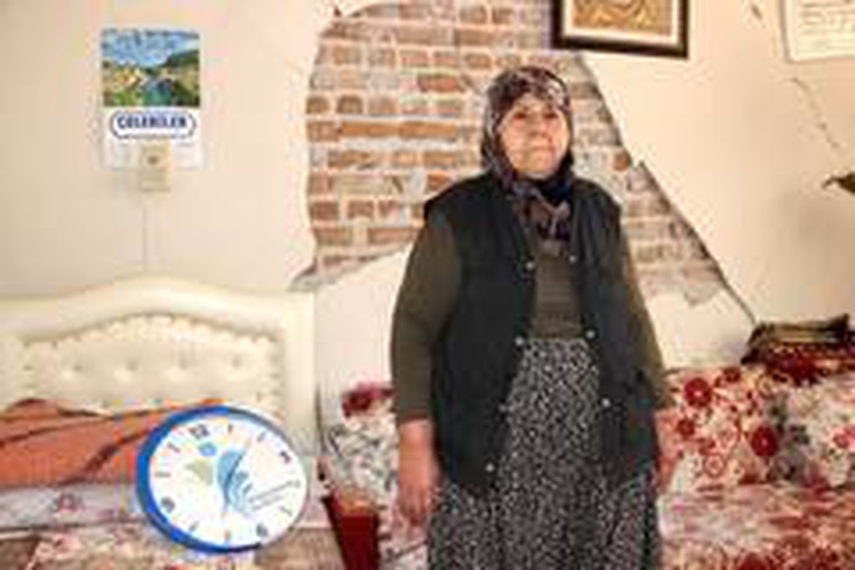 Depremde zaman durdu büyük korku yaşadı