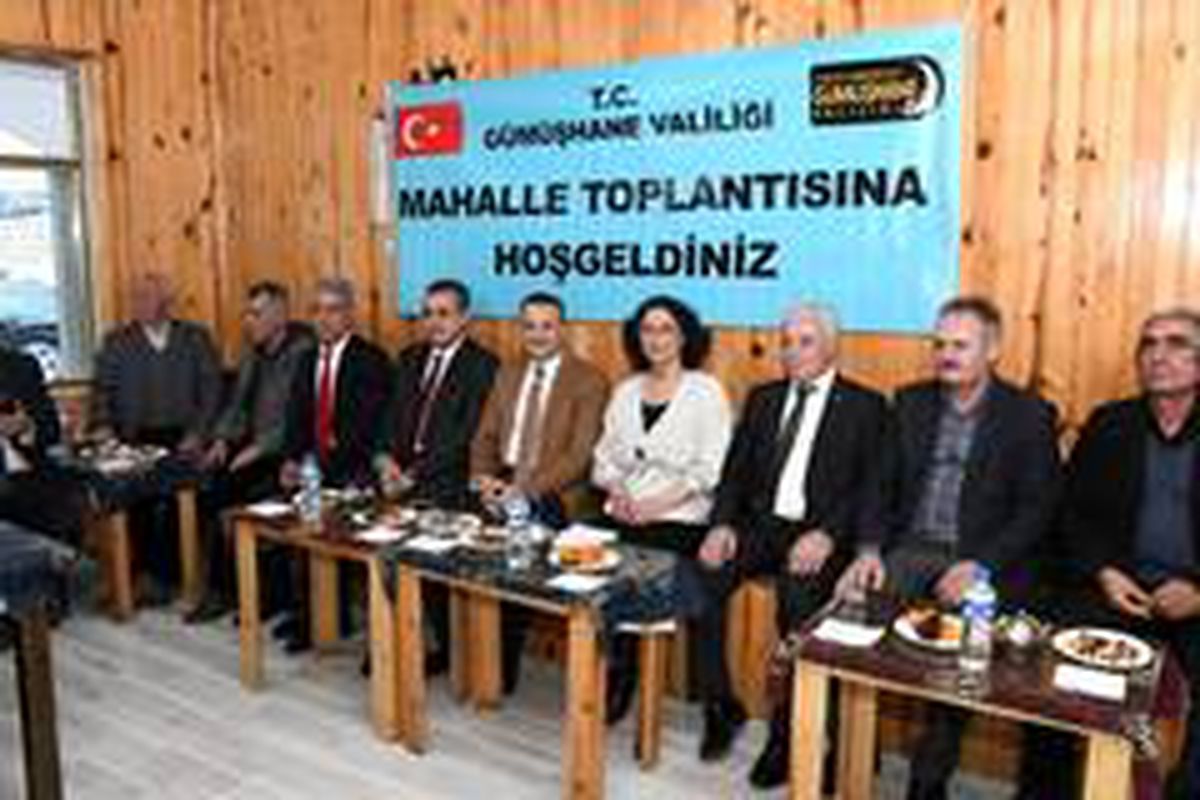 Gümüşhane\'de mahalle buluşmaları devam ediyor