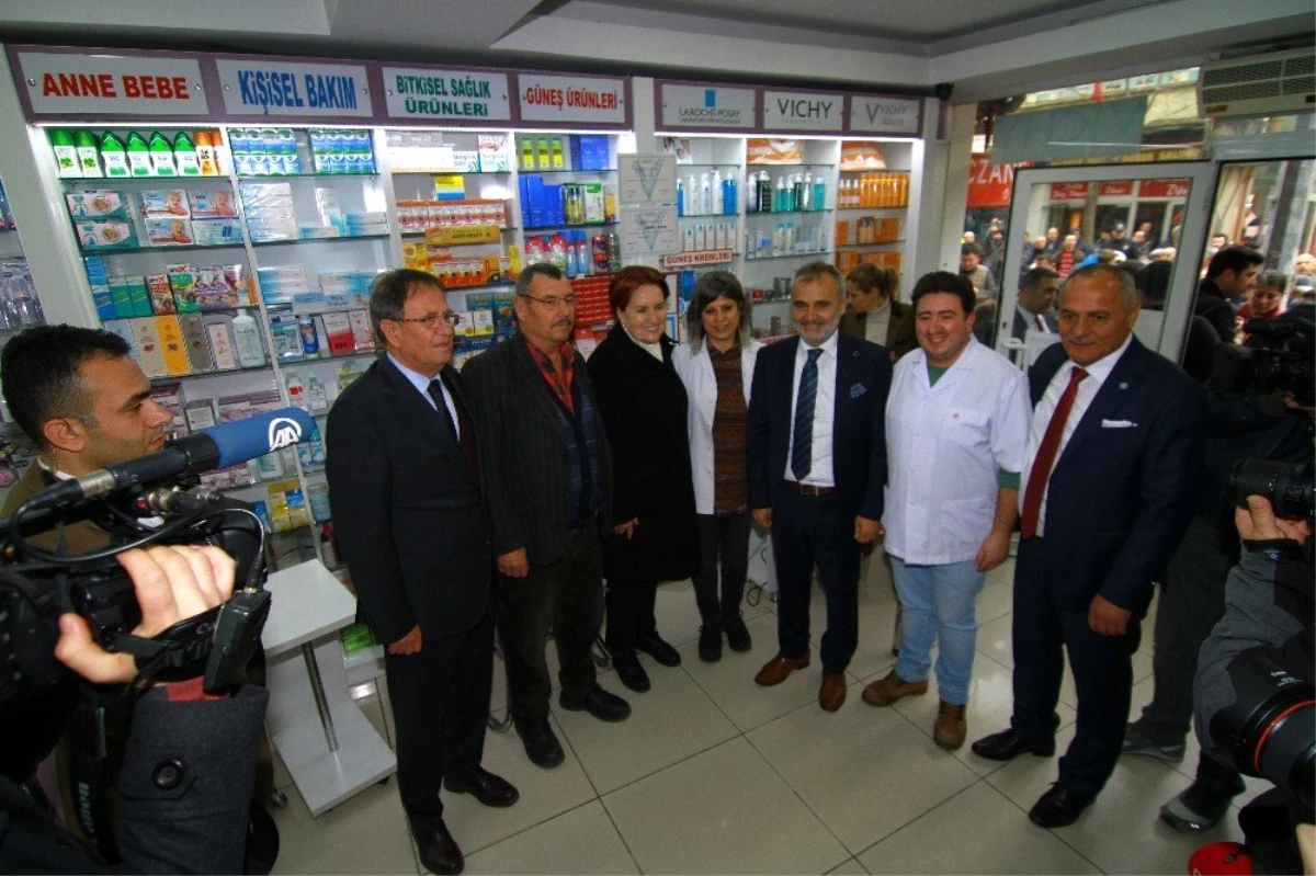 İYİ Parti Genel Başkanı Akşener Uzunköprü\'yü ziyaret etti