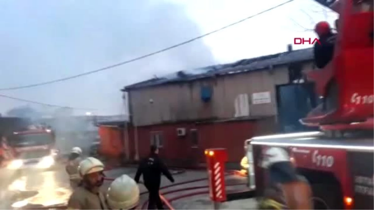 Pendik\'te fabrika yangını