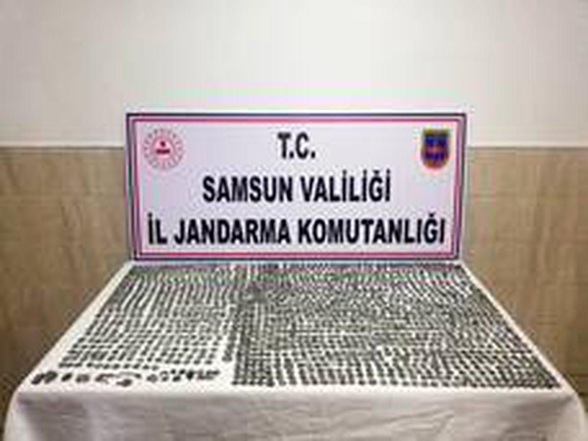 \'Amisos hazinelerini\' satamadan yakalandılar