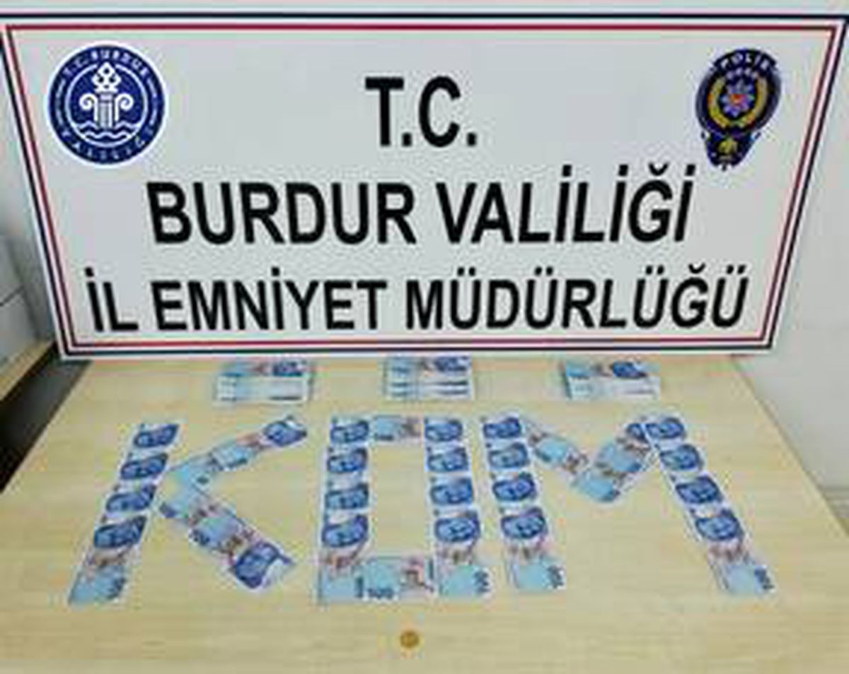 Burdur\'da sahte para operasyonunda yakalanan 3 zanlı tutuklandı