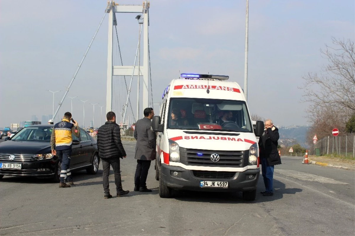 (Özel) 15 Temmuz Şehitler Köprüsü\'nde "Özel" ambulans denetimi