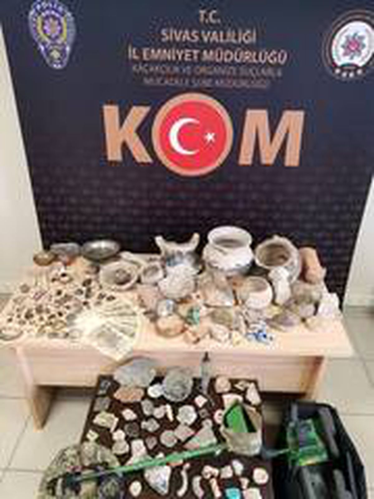 Sivas\'ta tarihi eser operasyonu