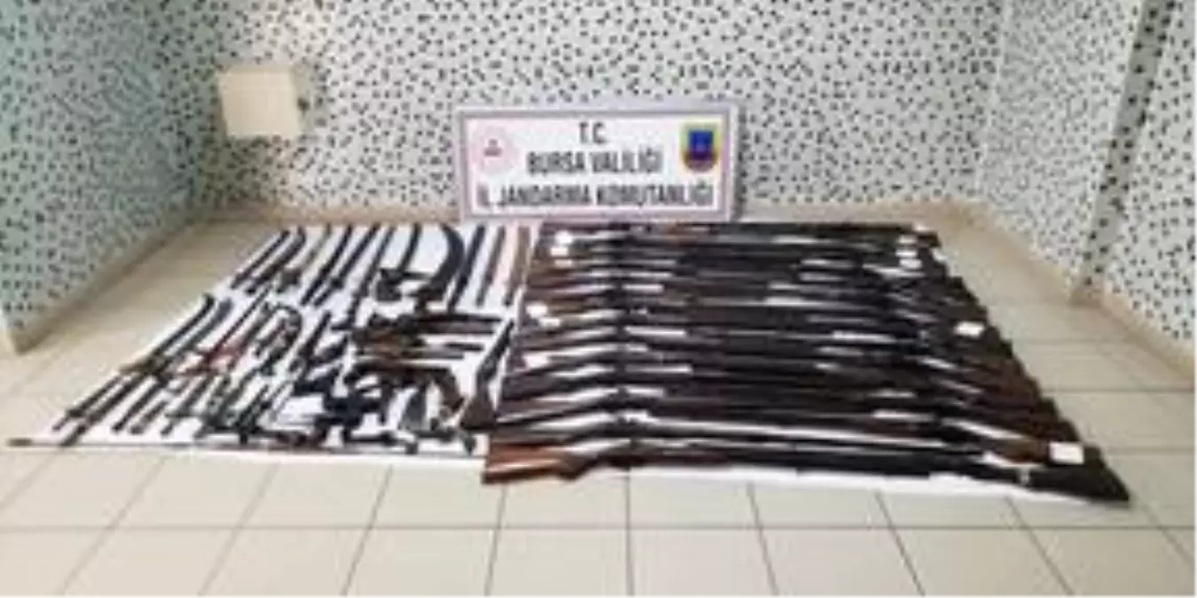 Bursa\'da silah operasyonunda 1 şüpheli gözaltına alındı