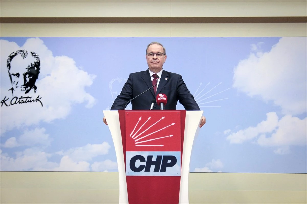CHP Genel Başkan Yardımcısı ve Parti Sözcüsü Faik Öztrak, gündemi değerlendirdi Açıklaması