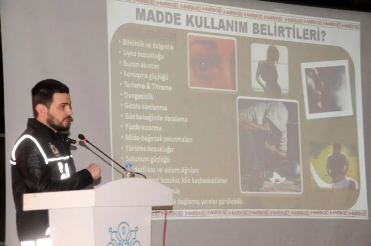 Cizre polisinden üniversite öğrencilerine uyuşturucu semineri