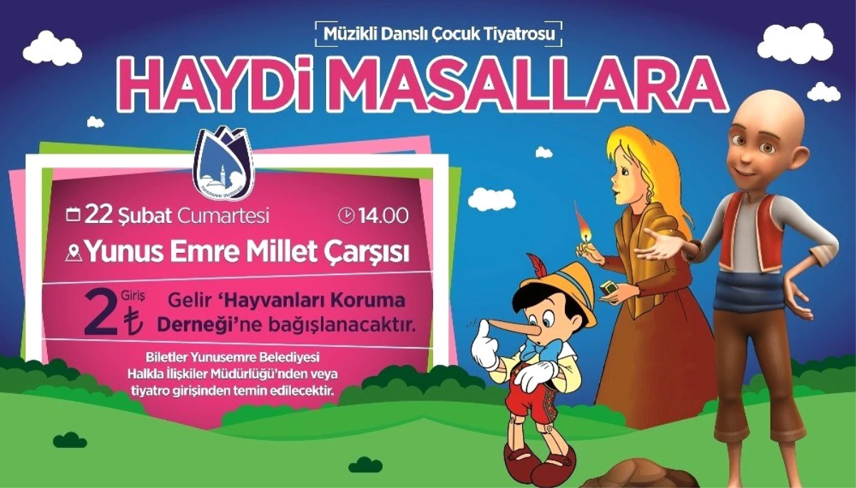 Çocukların masal kahramanlarıyla buluşması hayvanlara umut olacak