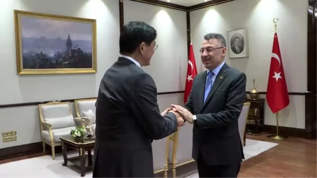 Cumhurbaşkanı Yardımcısı Oktay, Japonya Büyükelçisi Miyajama\'yı kabul etti