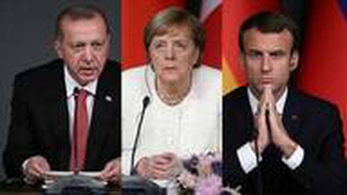 Cumhurbaşkanı Erdoğan, Merkel ve Macron ile telefonda görüştü