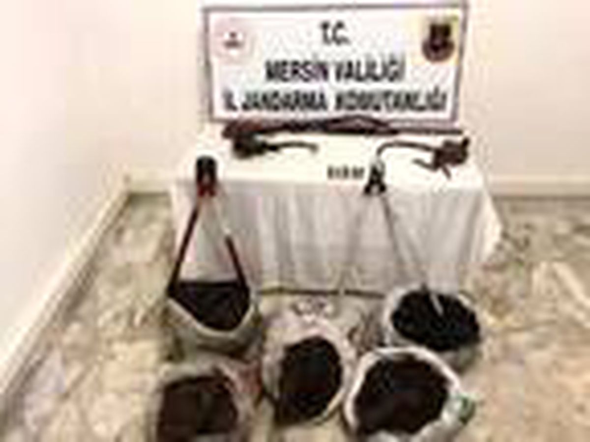 Mut\'ta kablo hırsızları yakalandı