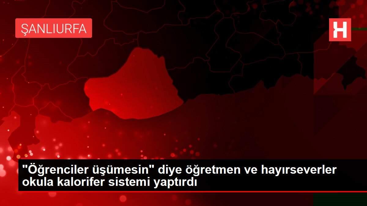 'Öğrenciler üşümesin' diye öğretmen ve hayırseverler okula kalorifer sistemi yaptırdı