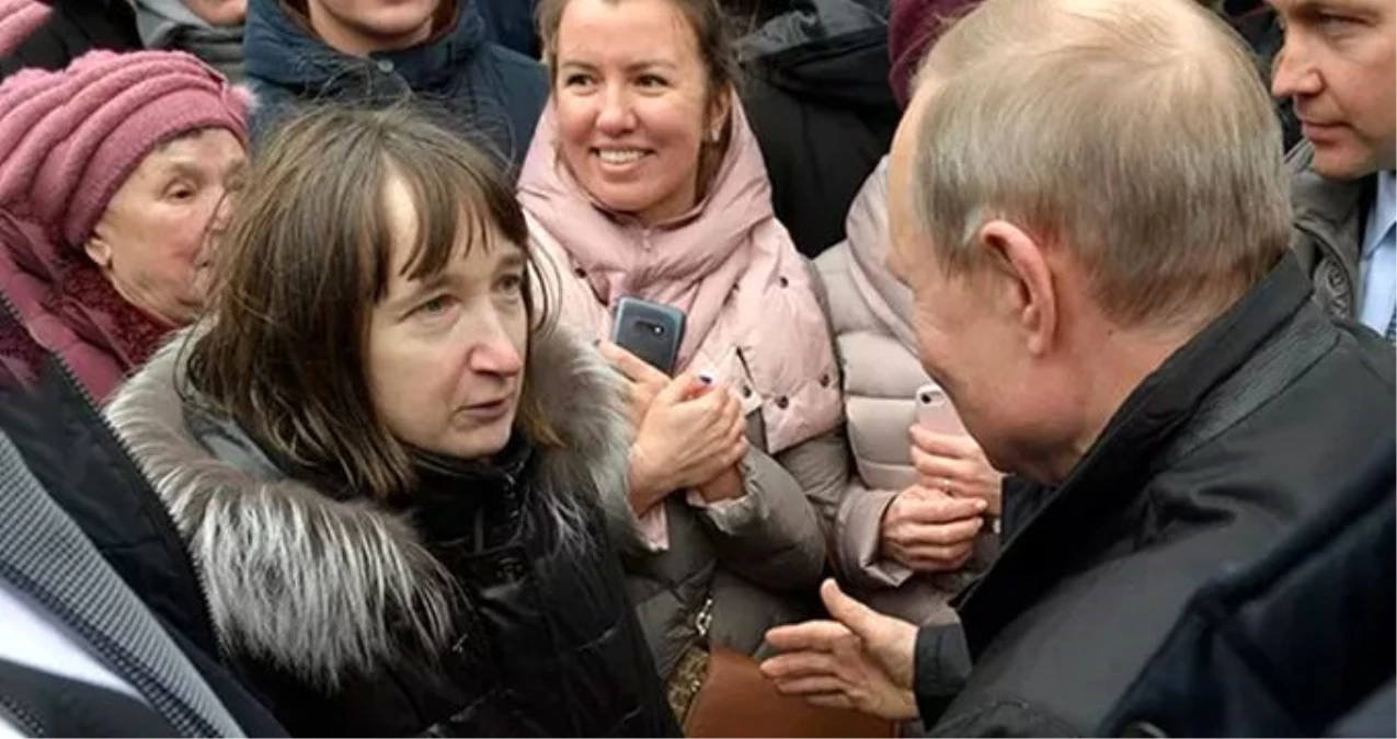 Rus kadının emekli maaşıyla ilgili sorduğu soru, Devlet Başkanı Vladimir Putin\'i utandırdı