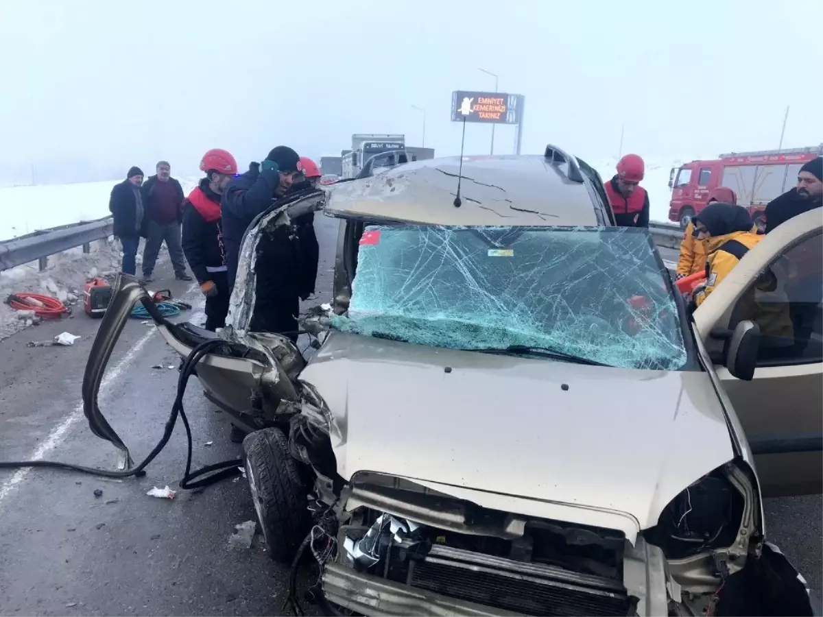 Trafik kazası 5 yaralı