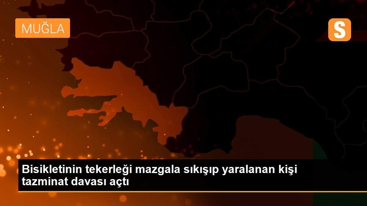 Bisikletinin tekerleği mazgala sıkışıp yaralanan kişi tazminat davası açtı