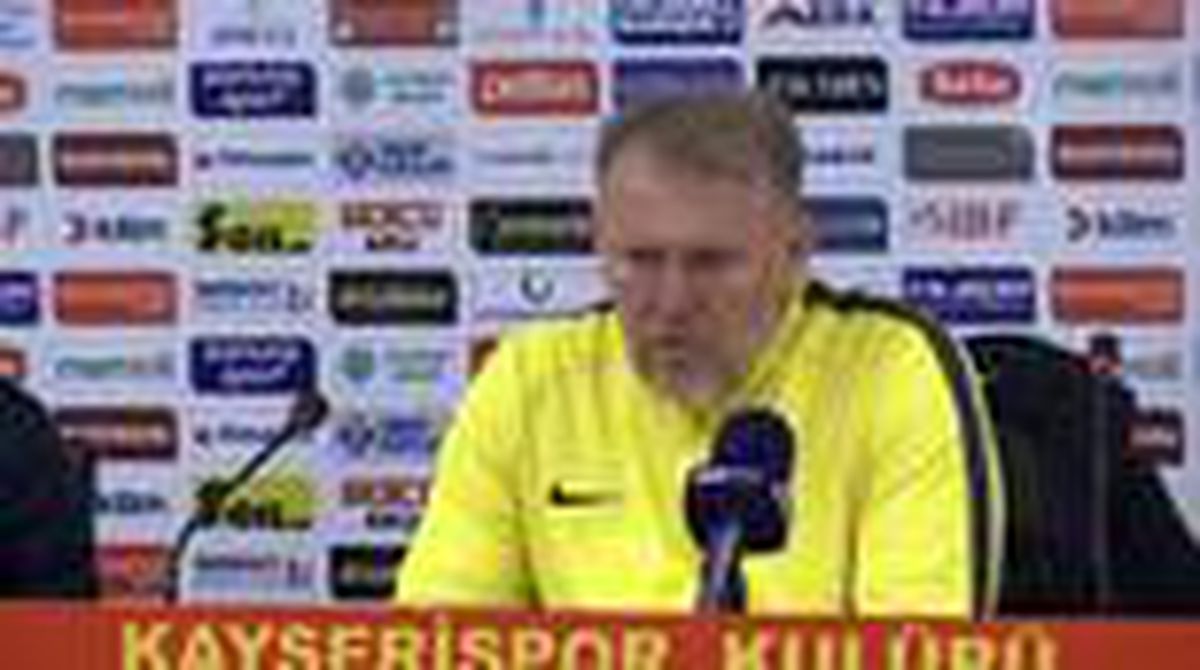 Hes Kablo Kayserispor-İttifak Holding Konyaspor maçının ardından
