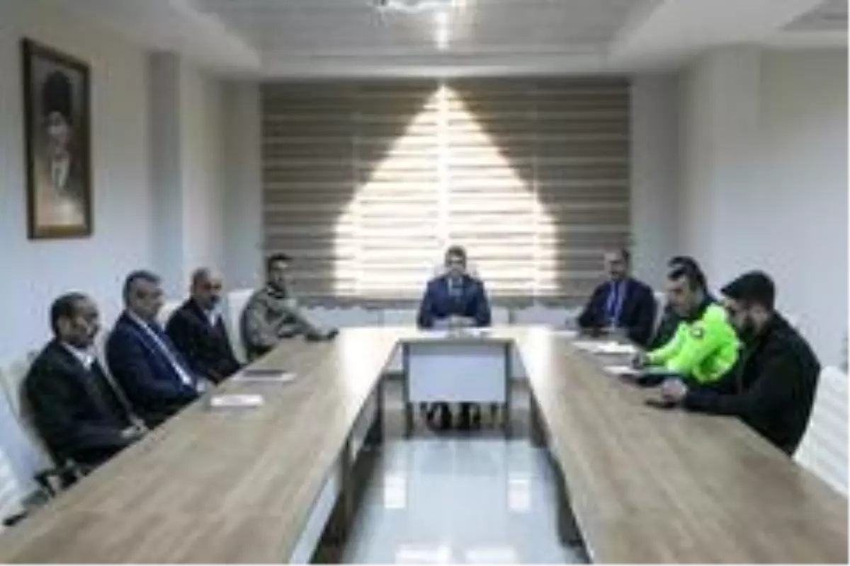 Otobüs kazalarının önlenmesi için toplantı yapıldı