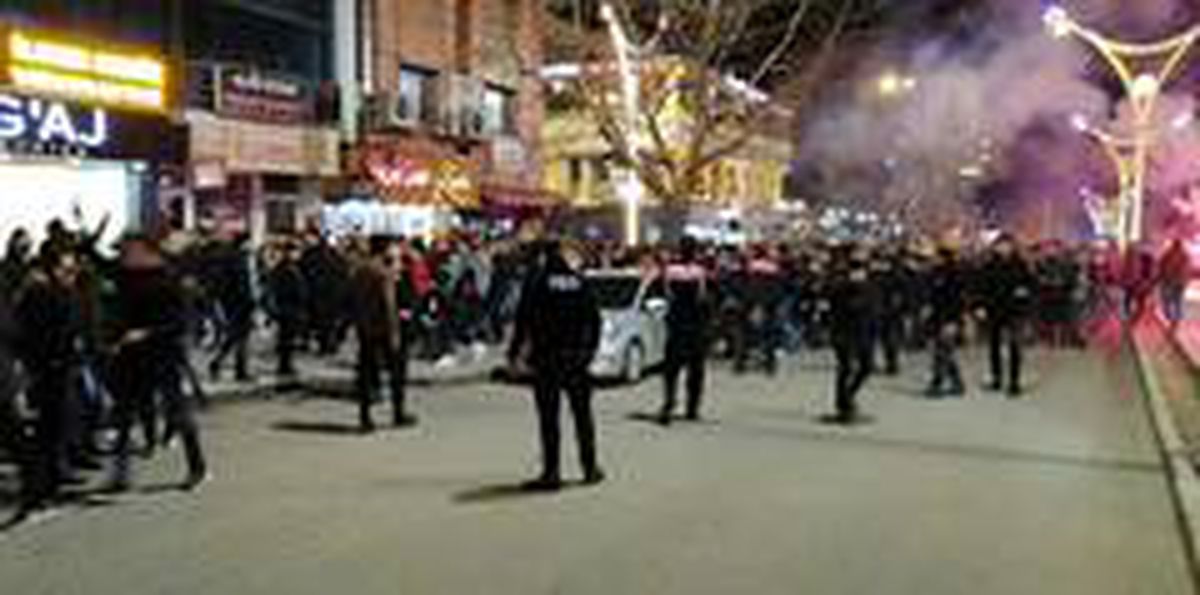 Erzincan\'da derbi maçın ardından gerilim