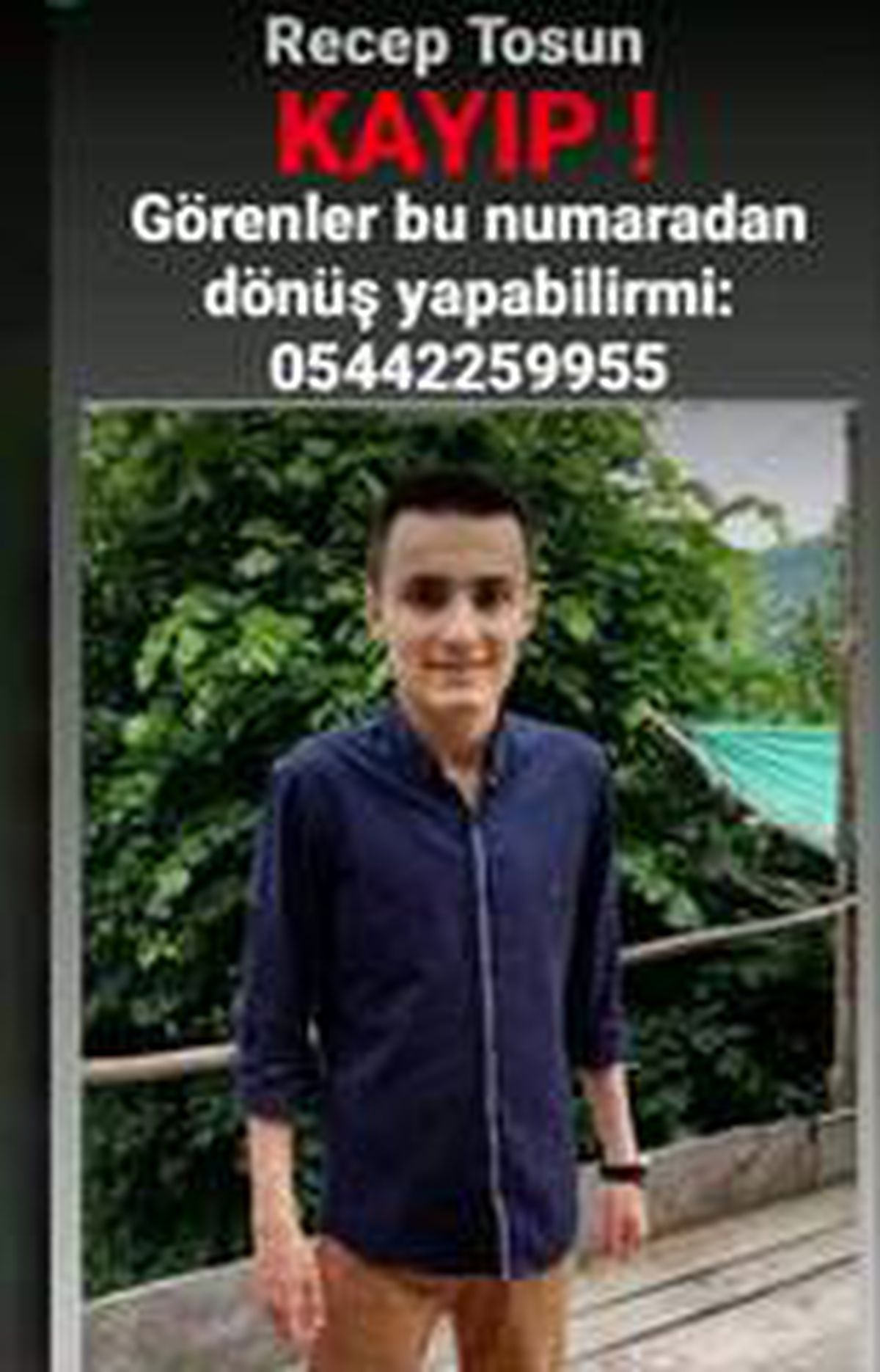 Kayıp genç her yerde aranıyor