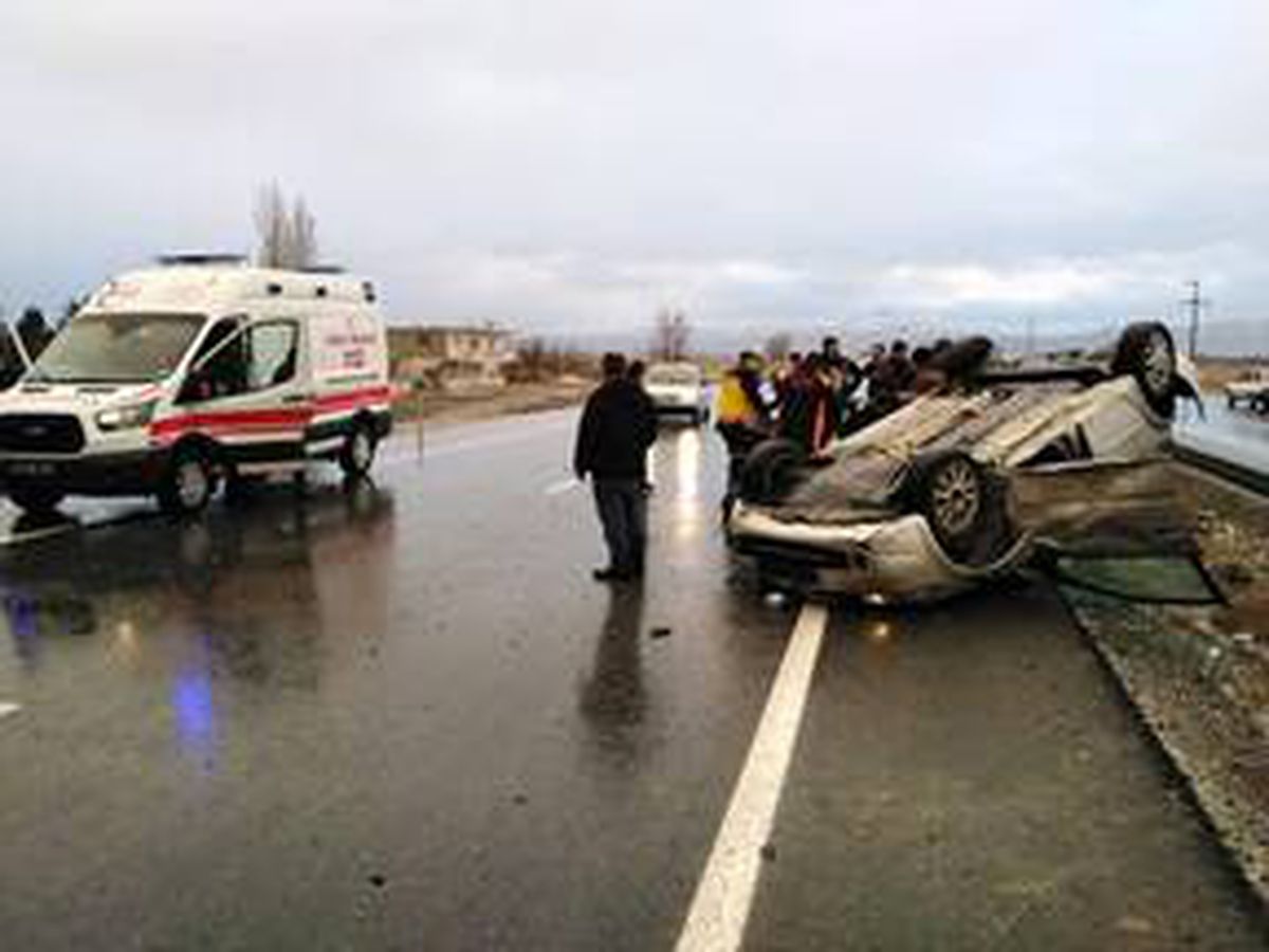 Kayseri\'de trafik kazası: 2 yaralı