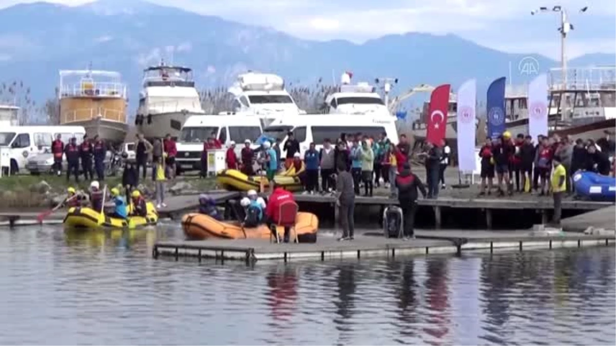 Muğla\'da "Okul Sporları Rafting 1. Bölge Yarışları" yapıldı