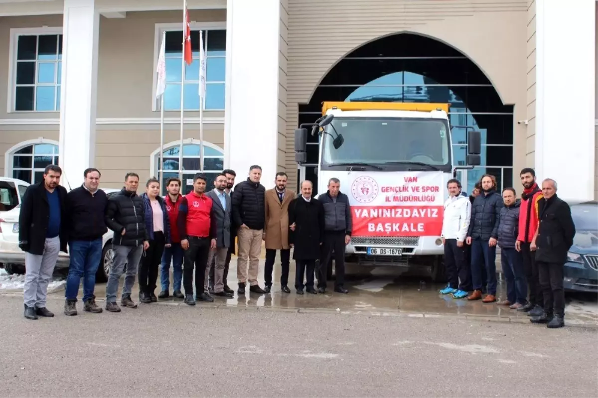 Gençlik ve Spor İl Müdürlüğünden depremzedelere yardım eli