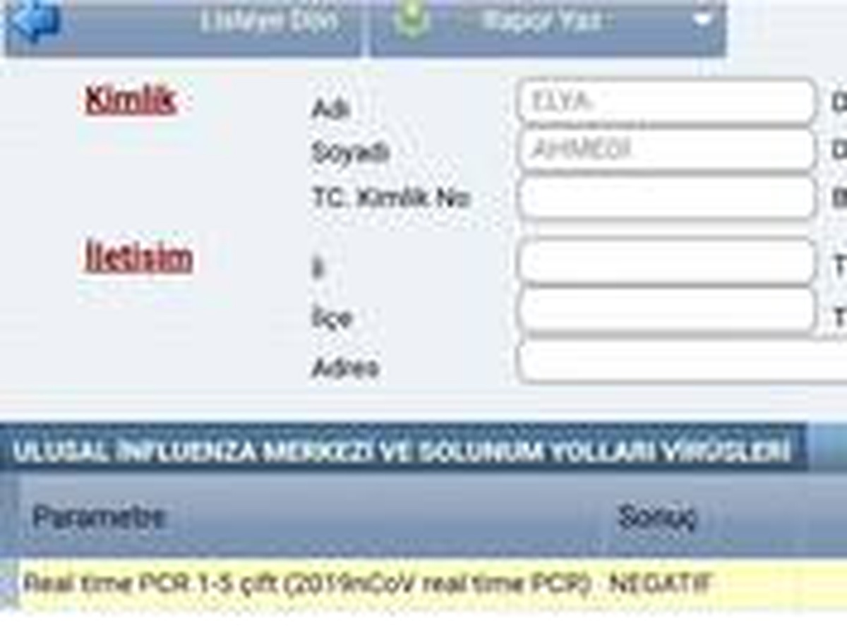 İranlı çocuğun tahlil sonuçları açıklandı