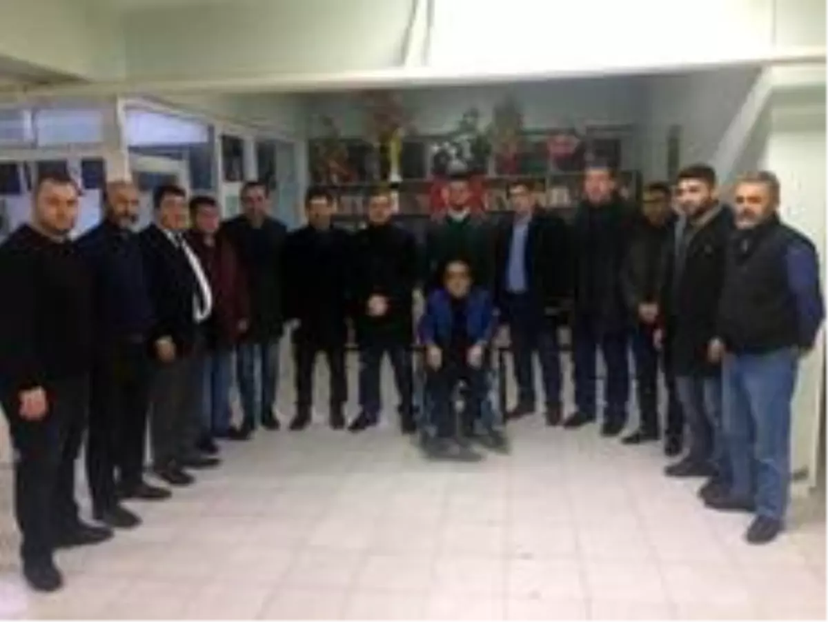 Kaymakam İmamoğlu, Başkan Arslan ile bir araya geldi