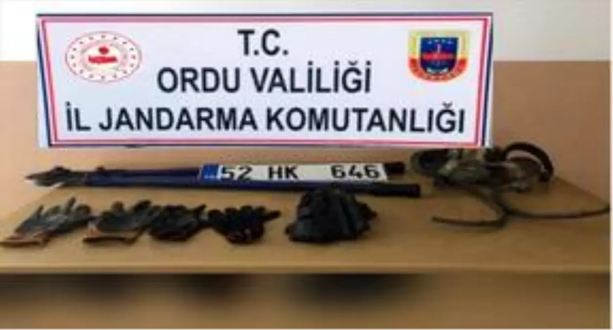 Ordu\'da kablo hırsızlığı yaptıkları iddiasıyla yakalanan 2 şüpheli tutuklandı