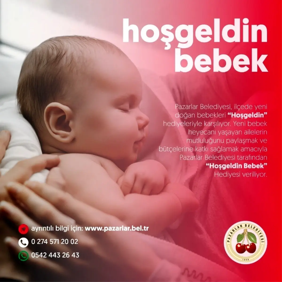 Yeni doğan bebeklere "Hoş geldin" hediyesi