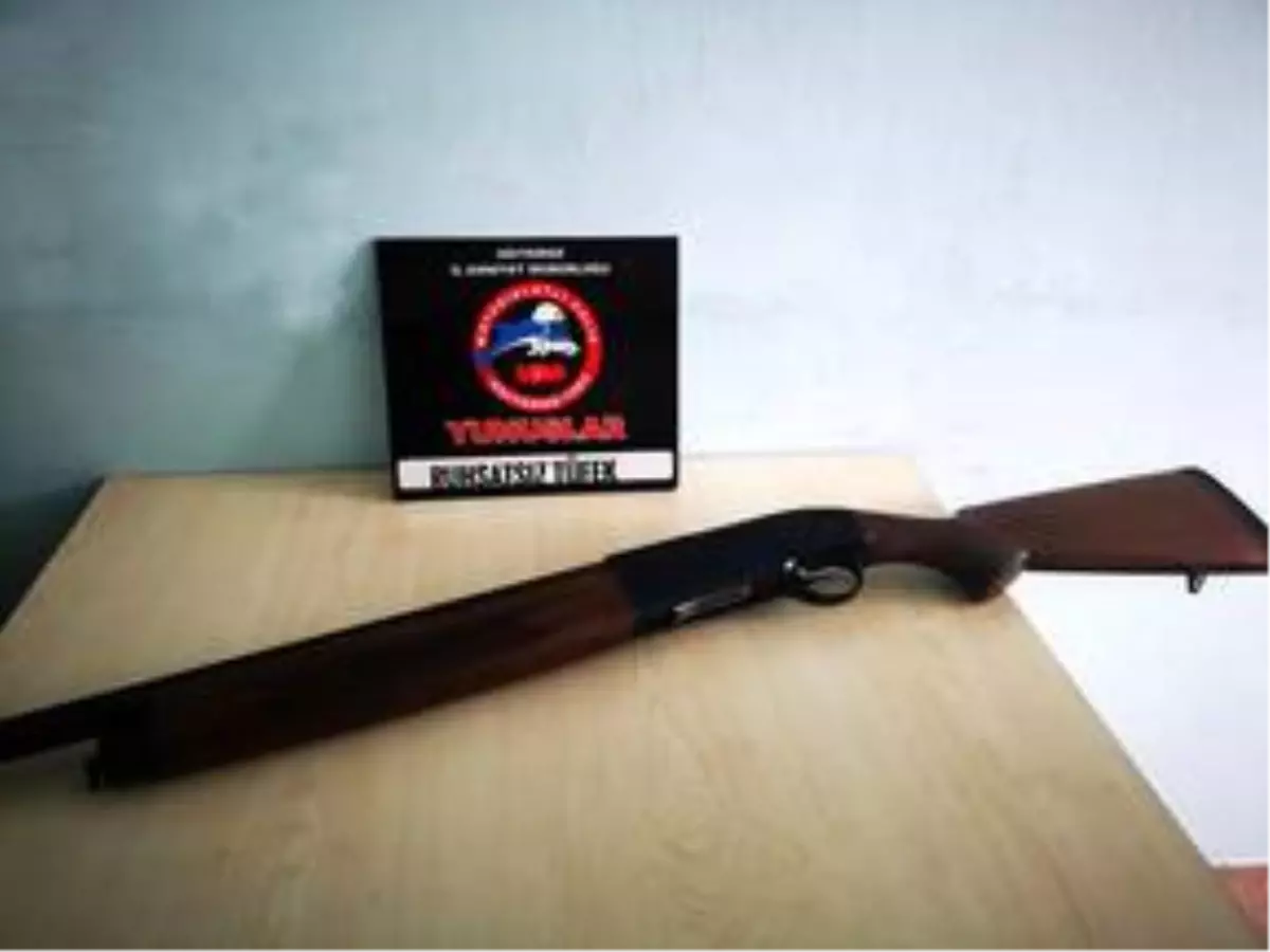 Adıyaman\'da ruhsatsız av tüfeği ele geçirildi