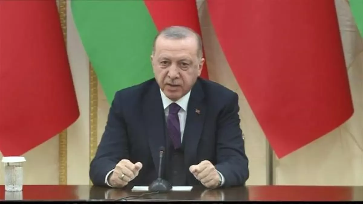 Erdoğan: Azerbaycan\'la ticaret hacmimizi 15 milyar dolara çıkaracağız