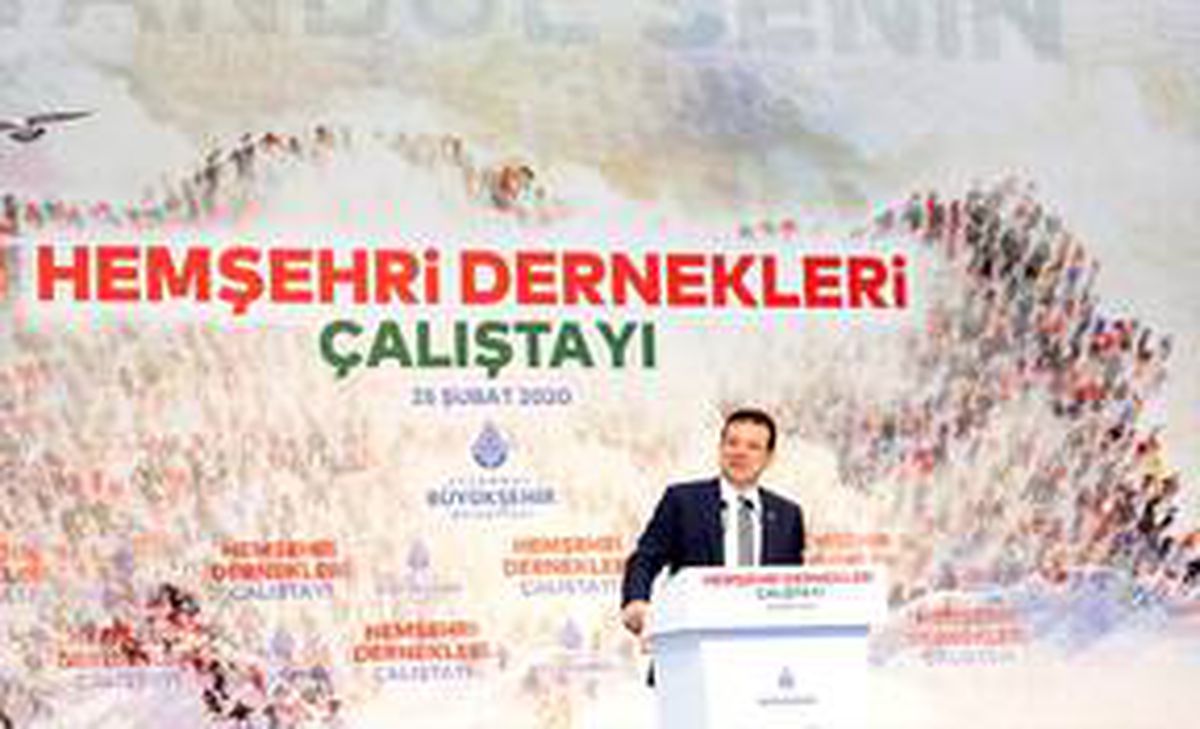 İmamoğlu, "Hemşehri Dernekleri Çalıştayı"nın kapanış programına katıldı Açıklaması